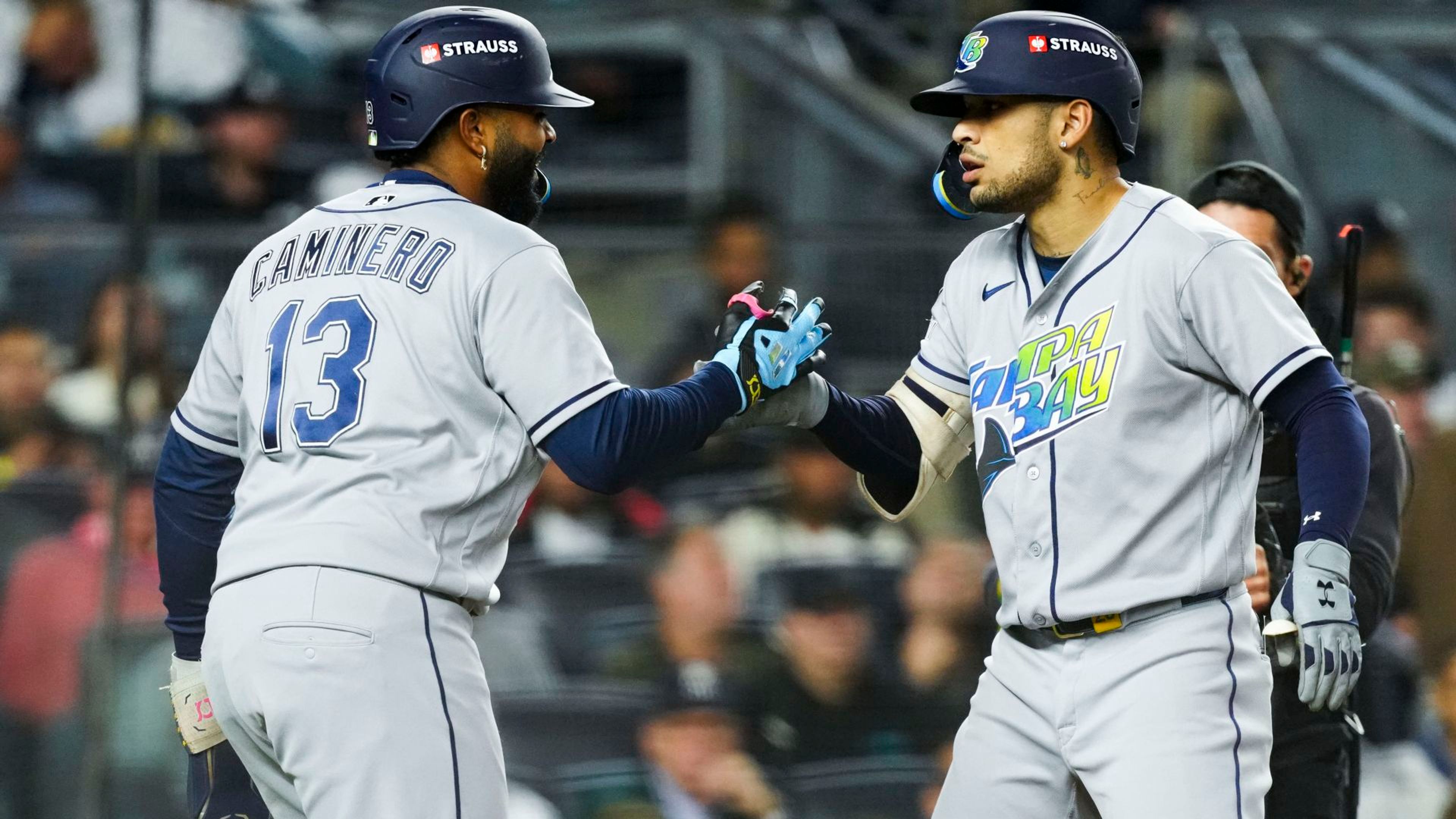 Rays sweep past Yankees in wild night in Bronx