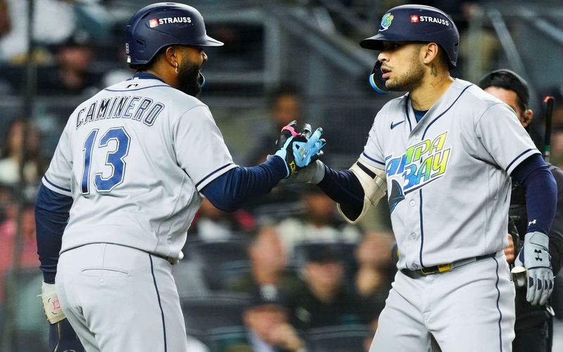 Rays sweep past Yankees in wild night in Bronx