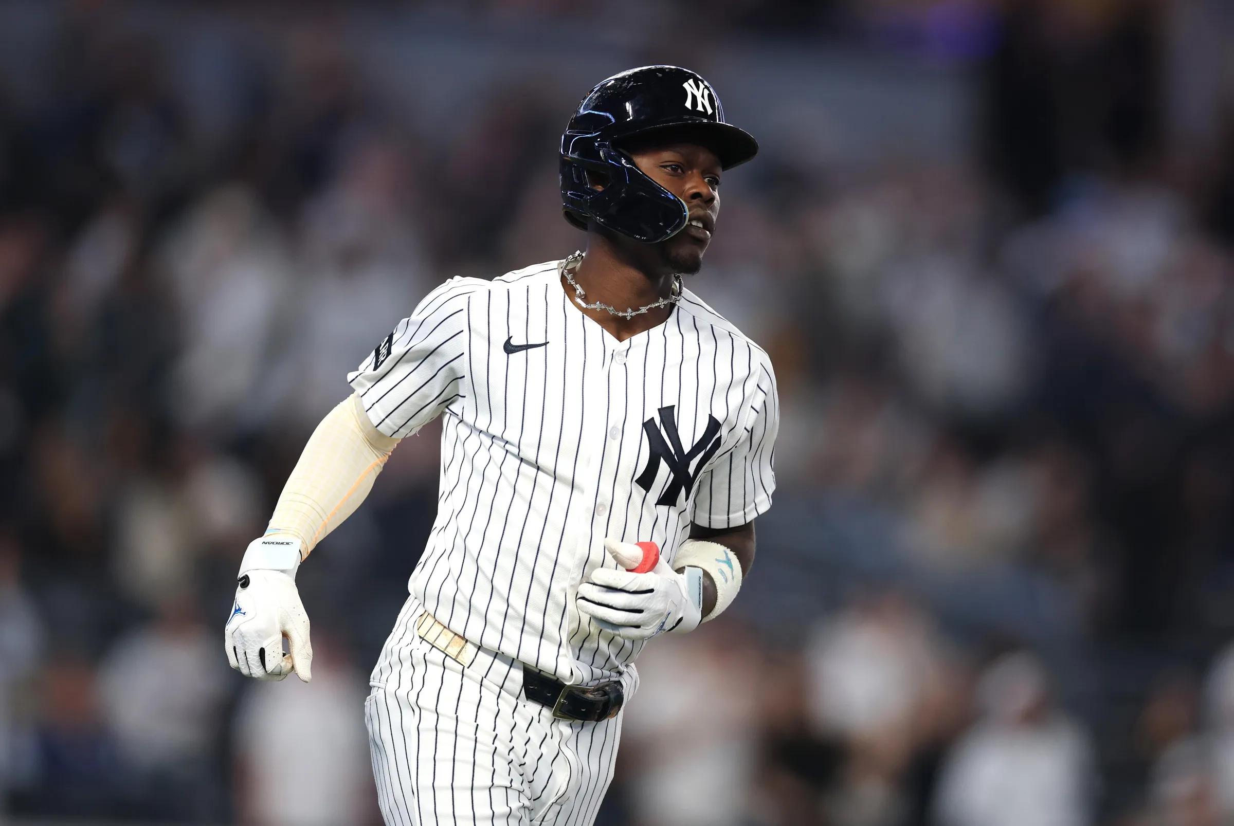 Bronx Pinstripes -- Chisholm Sends One to the Moon, Yankees Come From Three Down to Beat Rangers 7-4