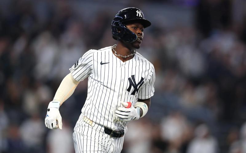 Bronx Pinstripes -- Chisholm Sends One to the Moon, Yankees Come From Three Down to Beat Rangers 7-4