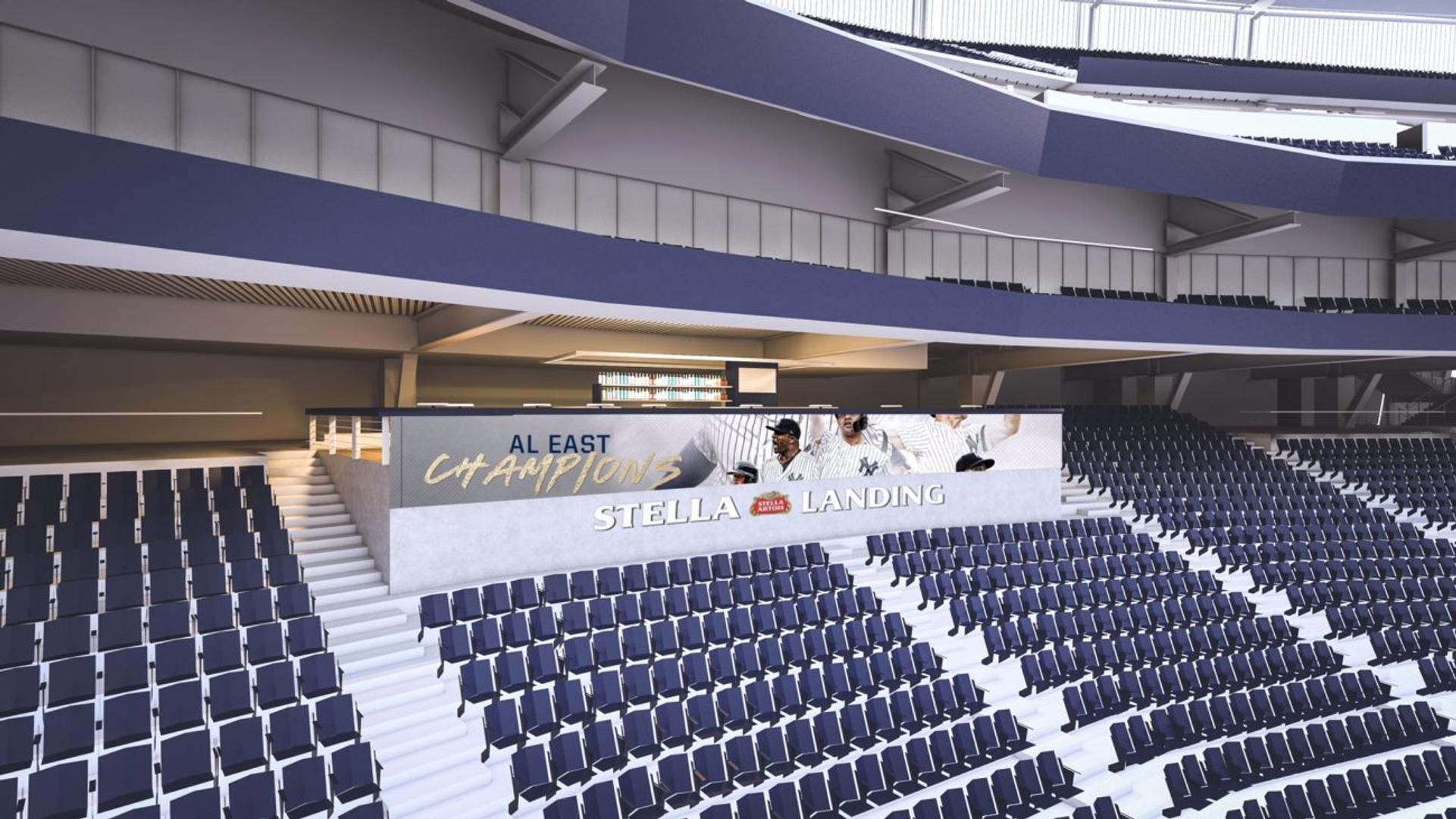 Yankees announce new social gathering spaces at the Stadium