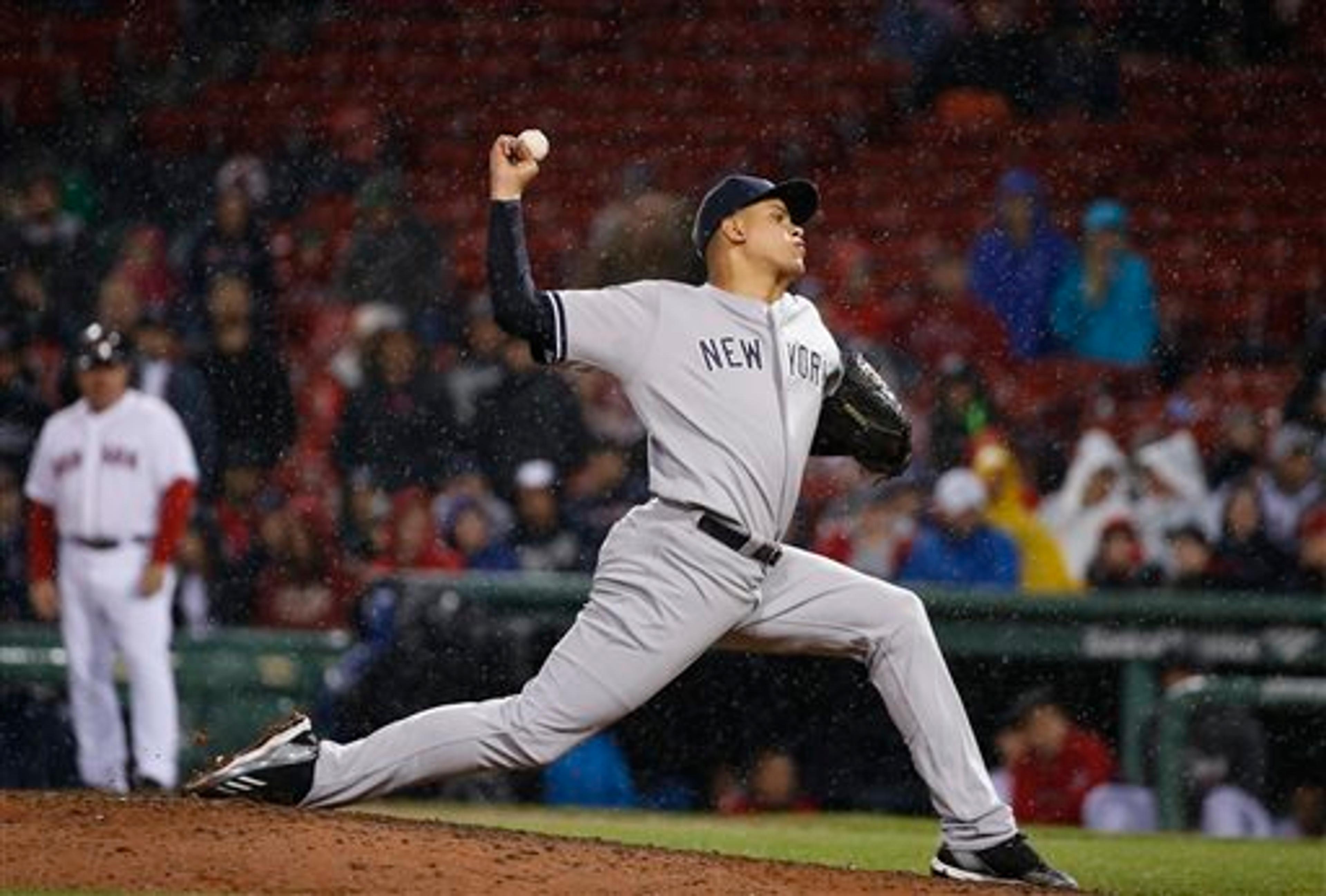 Dellin Betances has wowed management and fans this season, striking out 42 batters in 24.1 innings pitched. 