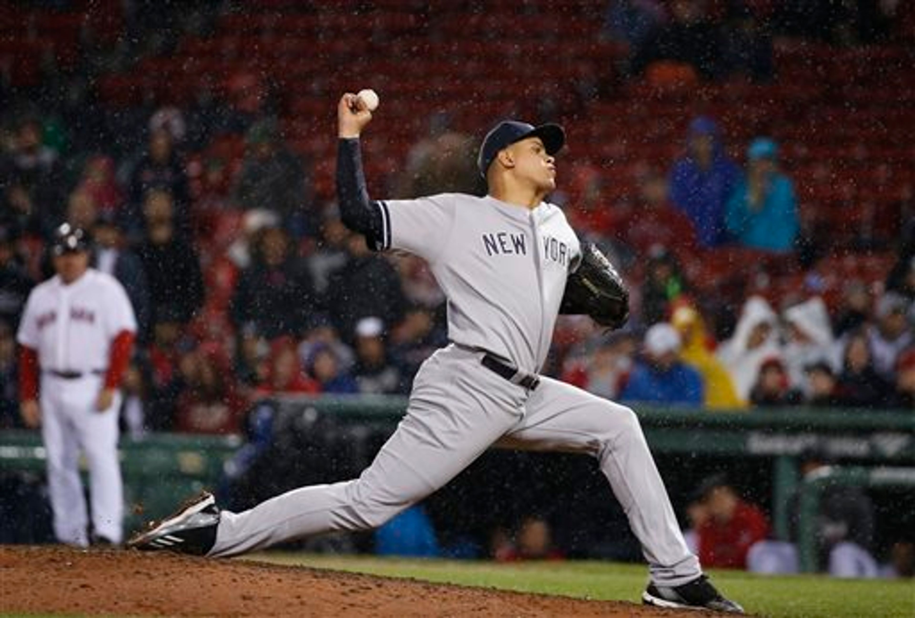 Dellin Betances has wowed management and fans this season, striking out 42 batters in 24.1 innings pitched. 