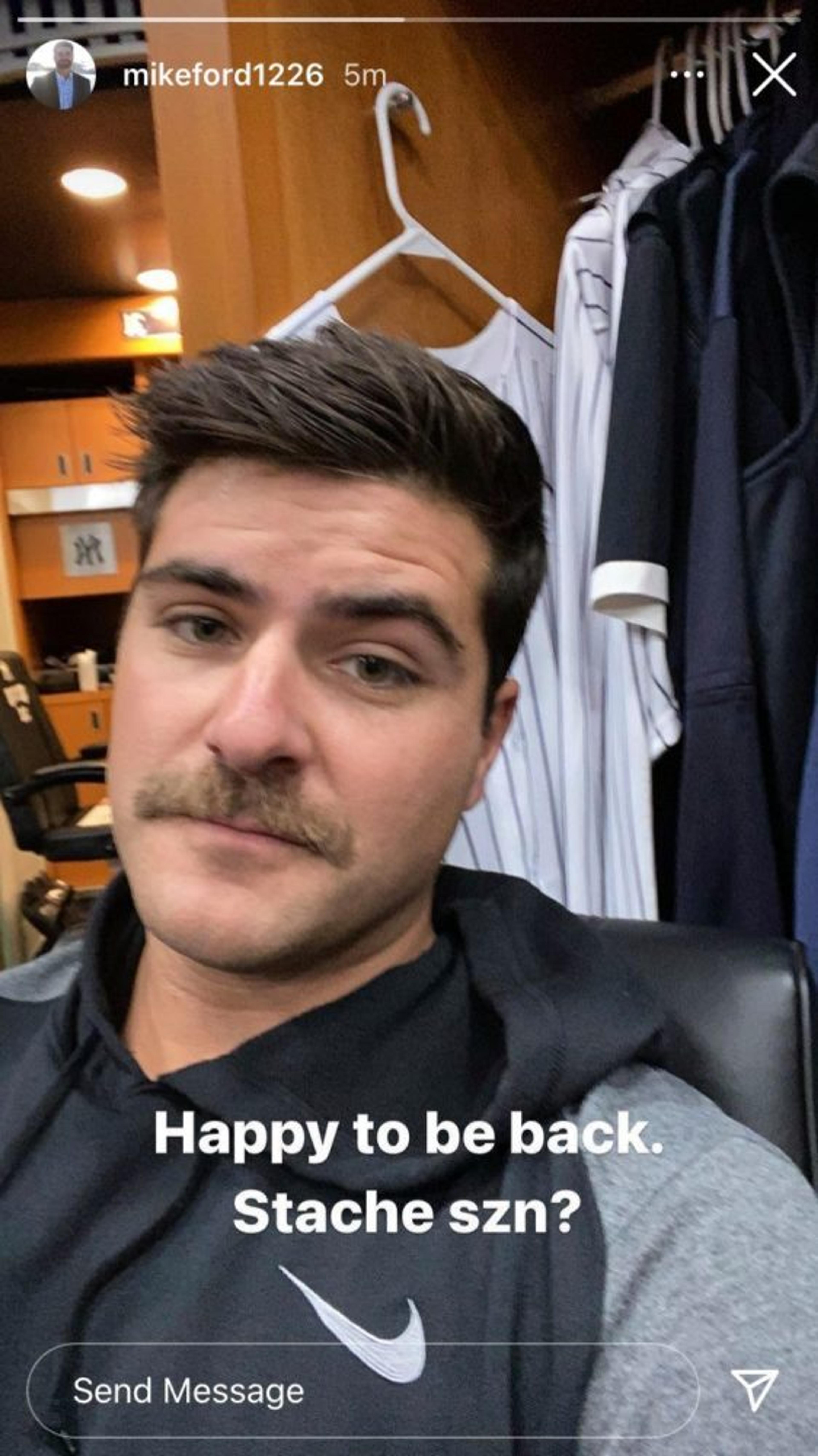 Mike Ford brings the power of the stache