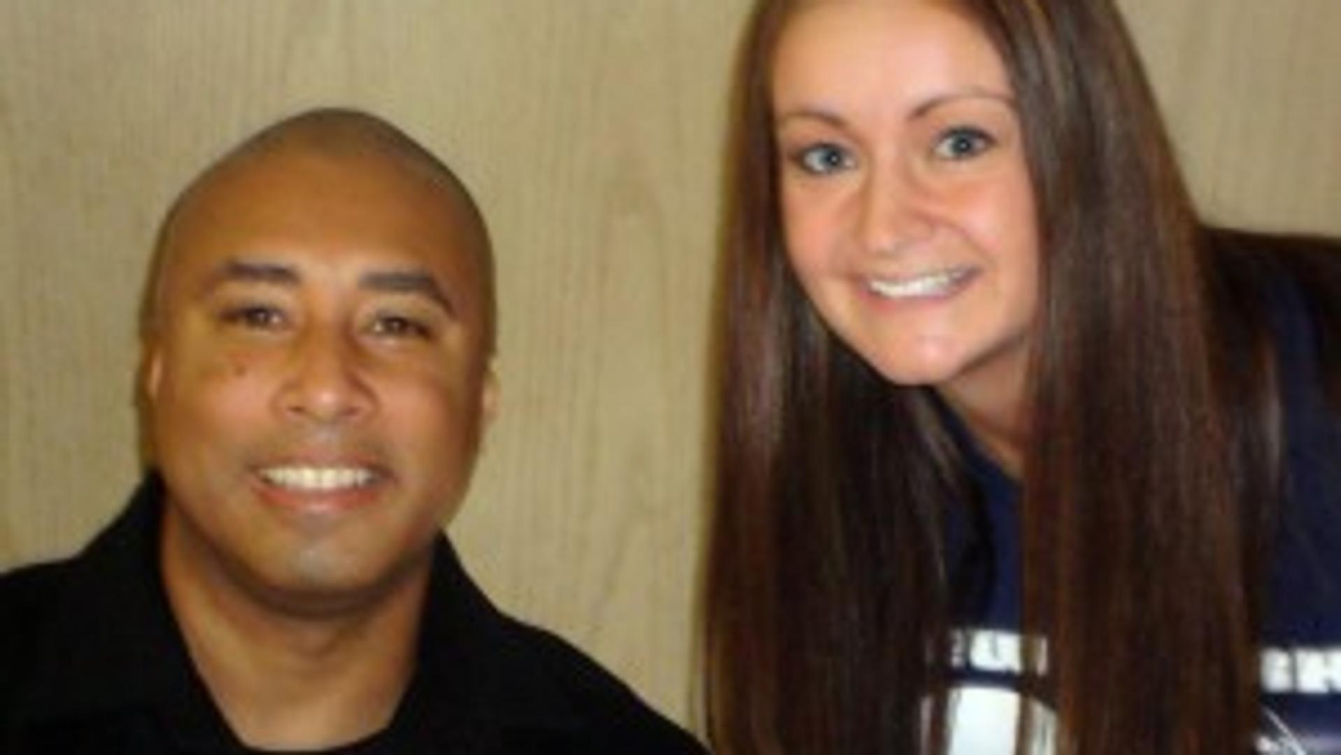 Meeting Bernie at a signing in 2010