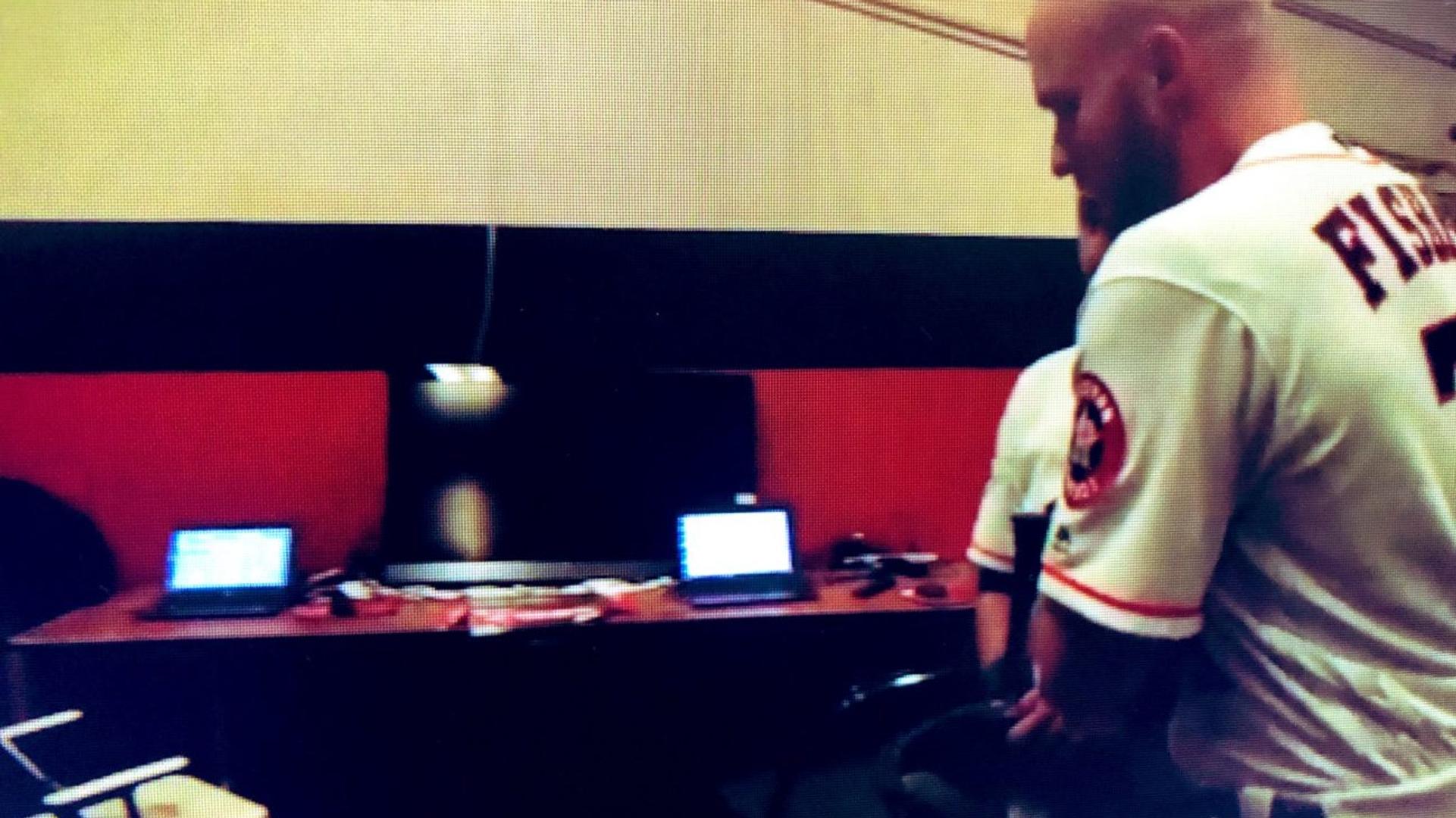 More video footage shows the Astros' cheating setup