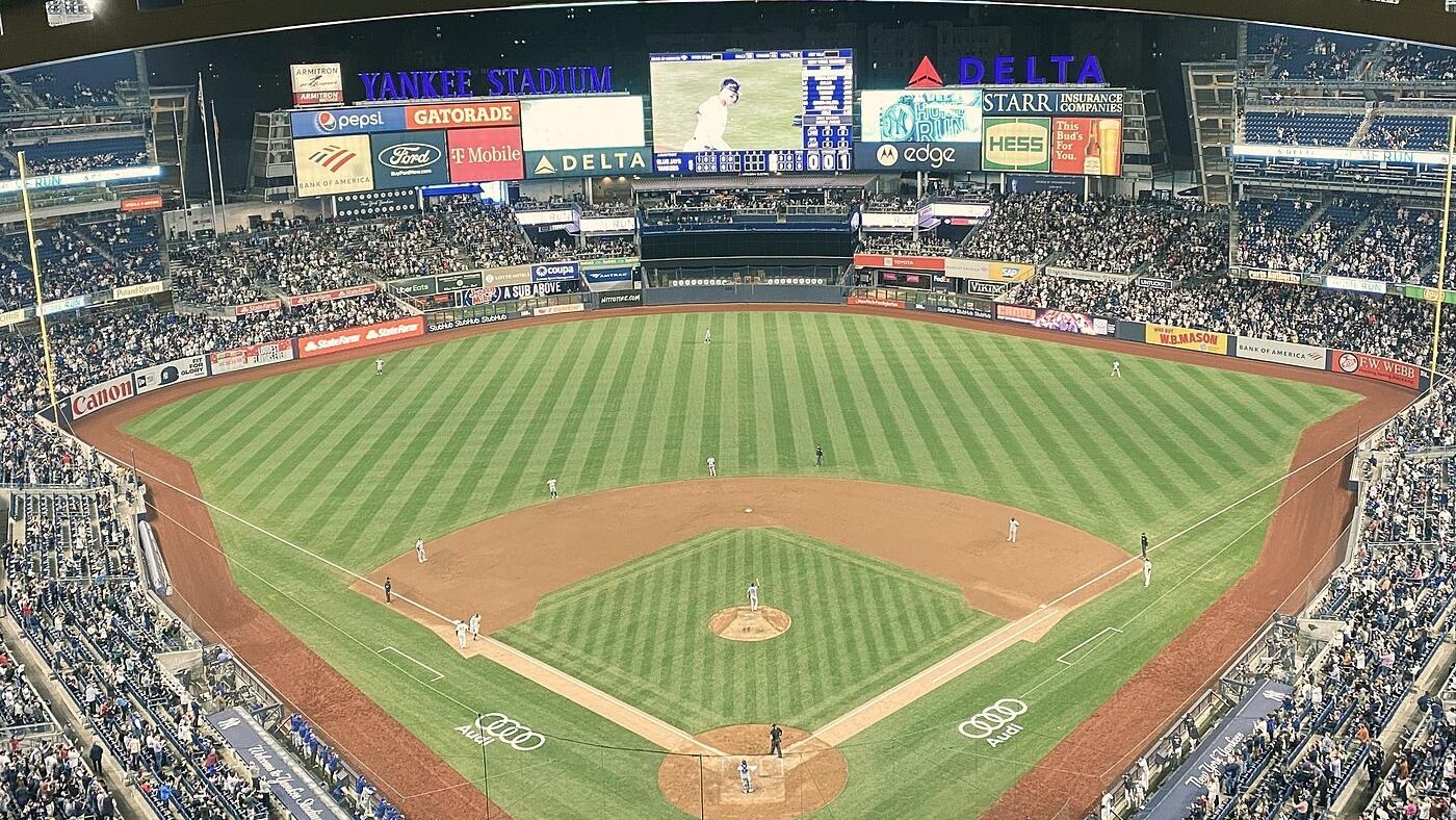 Aaron Judge launches a home run for the New York Yankees