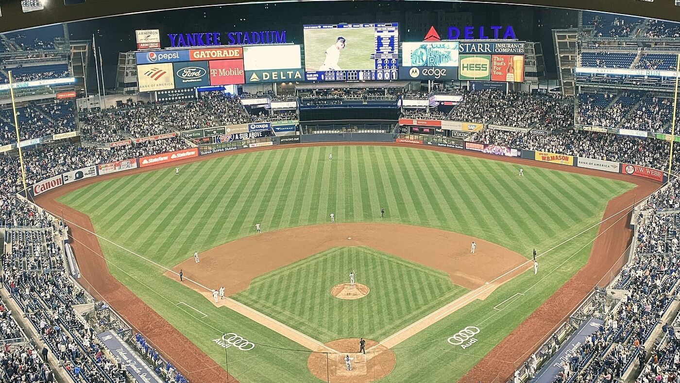 Aaron Judge launches a home run for the New York Yankees