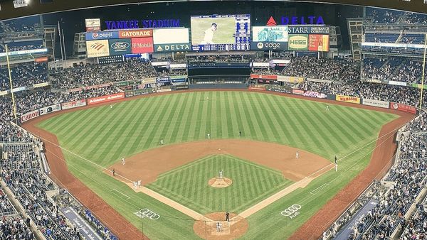 Aaron Judge launches a home run for the New York Yankees