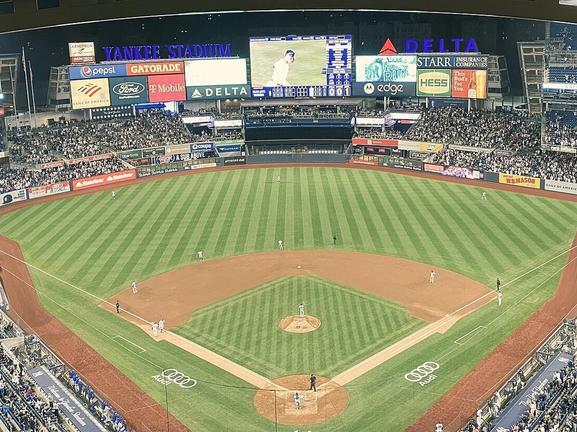 Aaron Judge launches a home run for the New York Yankees