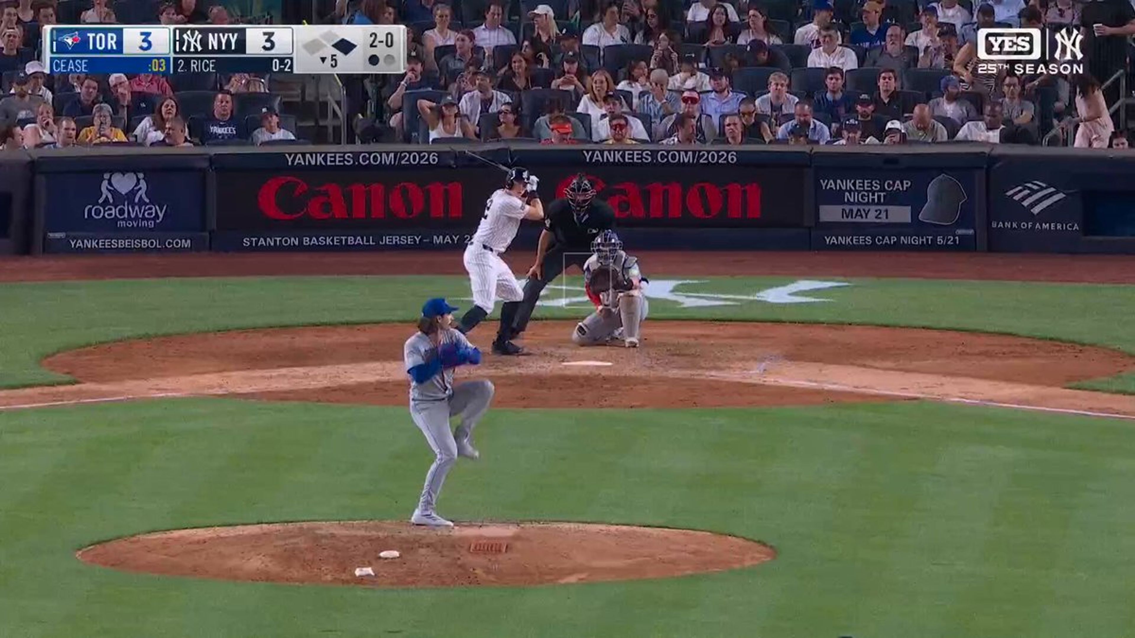 @MLB on X: Ben Rice rocks a go-ahead 2-run homer!