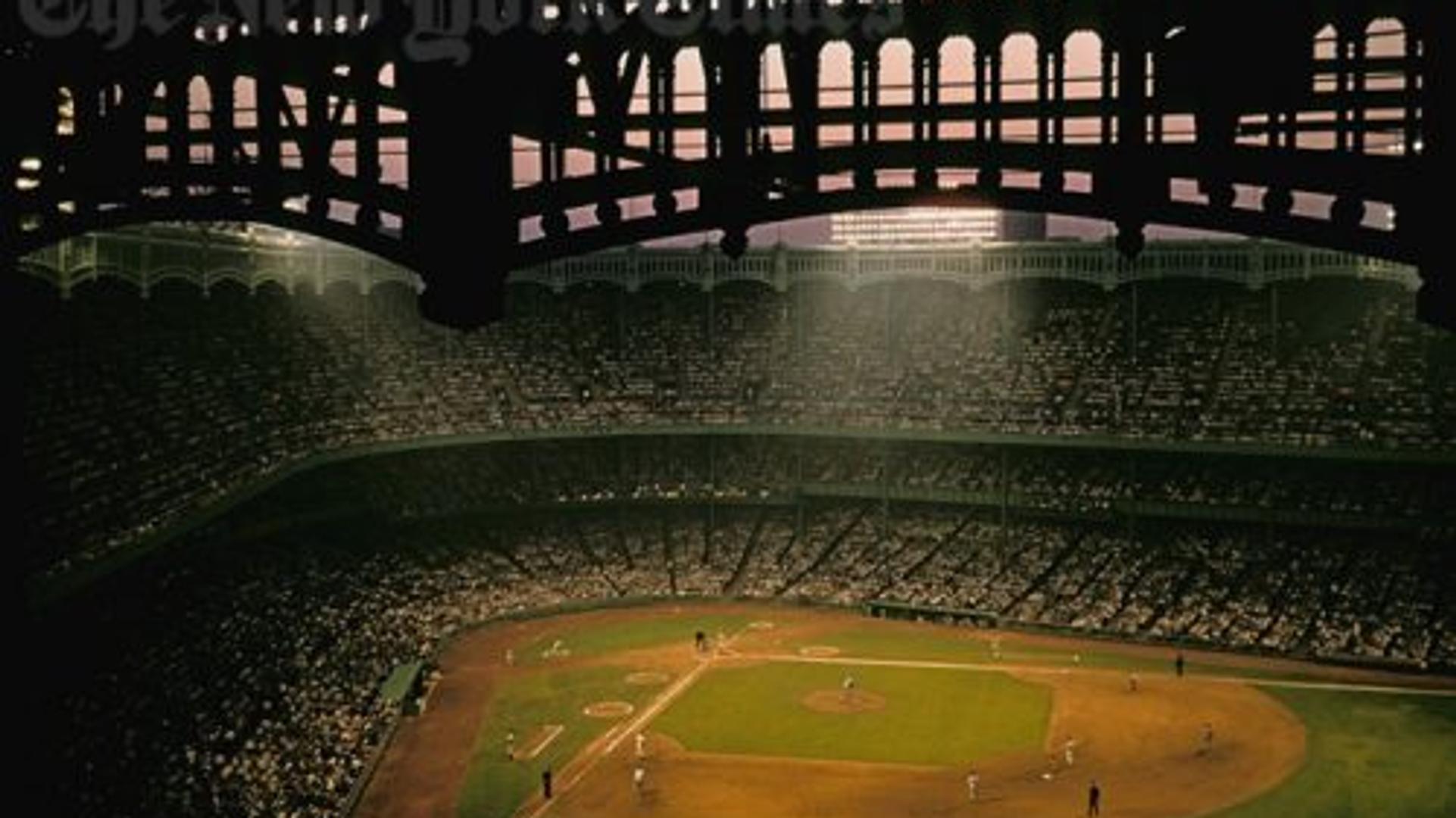 Yankee Stadium night Baseball