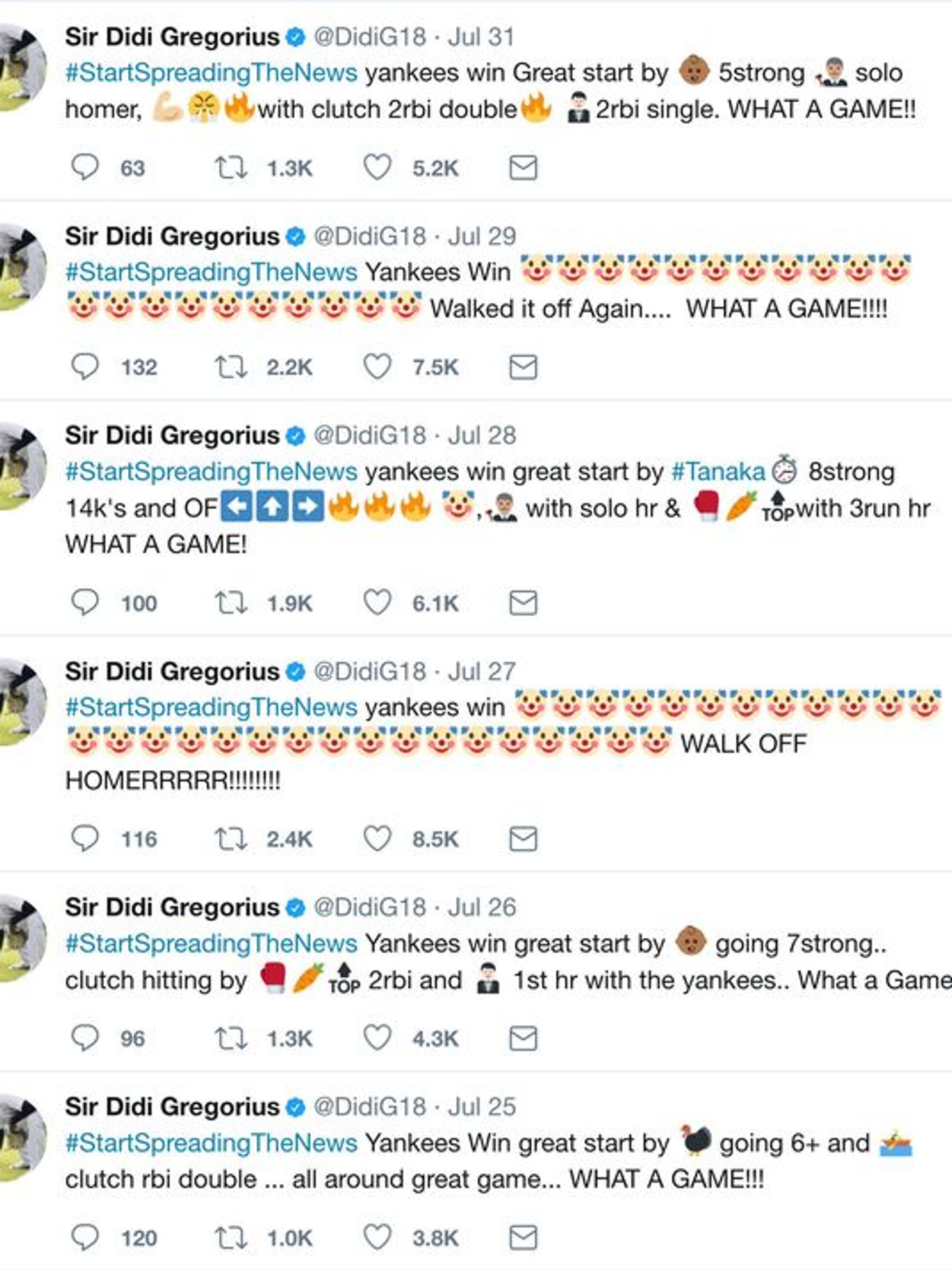 Didi Gregorius Emoji Guide