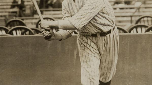 Lou Gehrig in New York Yankees uniform -- the luckiest man on the face of the earth