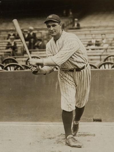 Lou Gehrig in baseball uniform