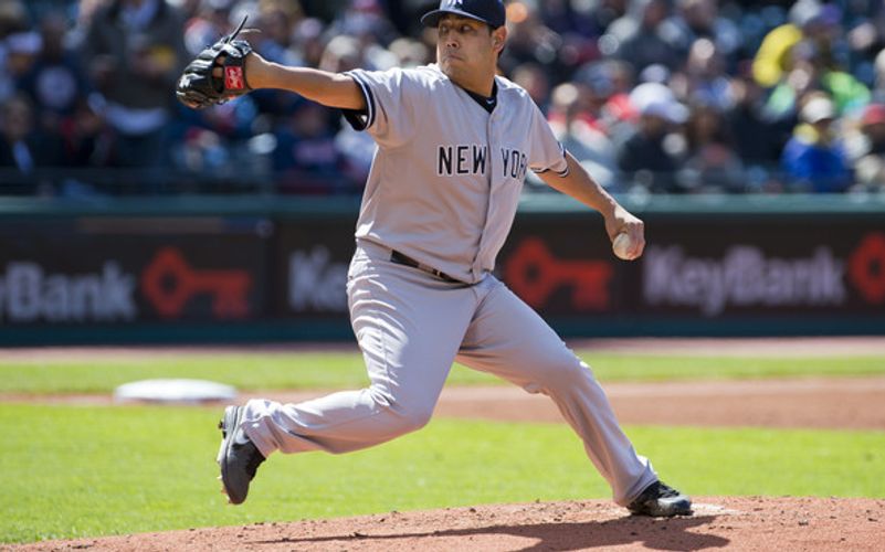Vidal Nuno Yankees_ Indians 2013