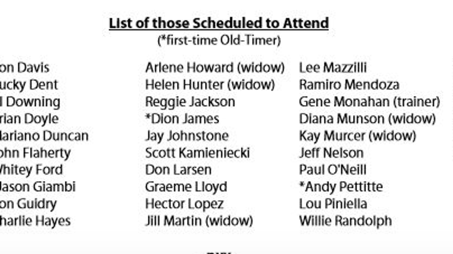 Yankees to host 72nd Annual Old-Timers Day on June 17