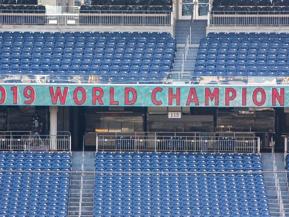 Empty Yankee Stadium during the 2020 COVID-shortened season