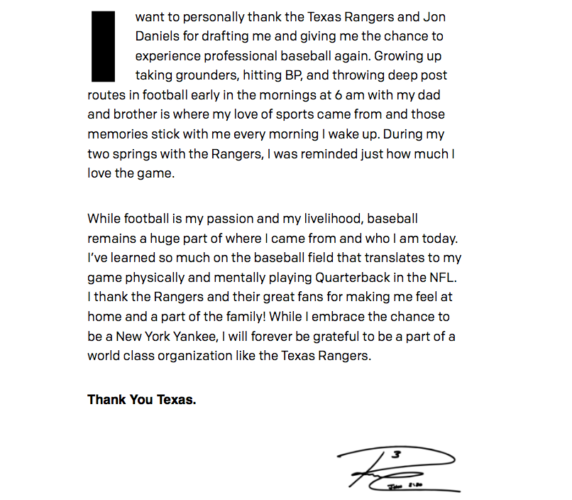 Yankees acquire Seahawks QB Russell Wilson from Rangers