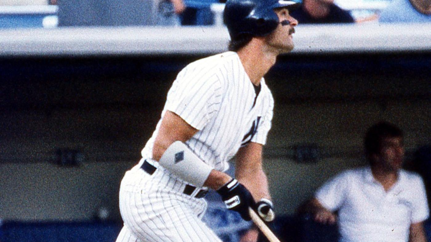 Don Mattingly playing for the Yankees at Yankee Stadium