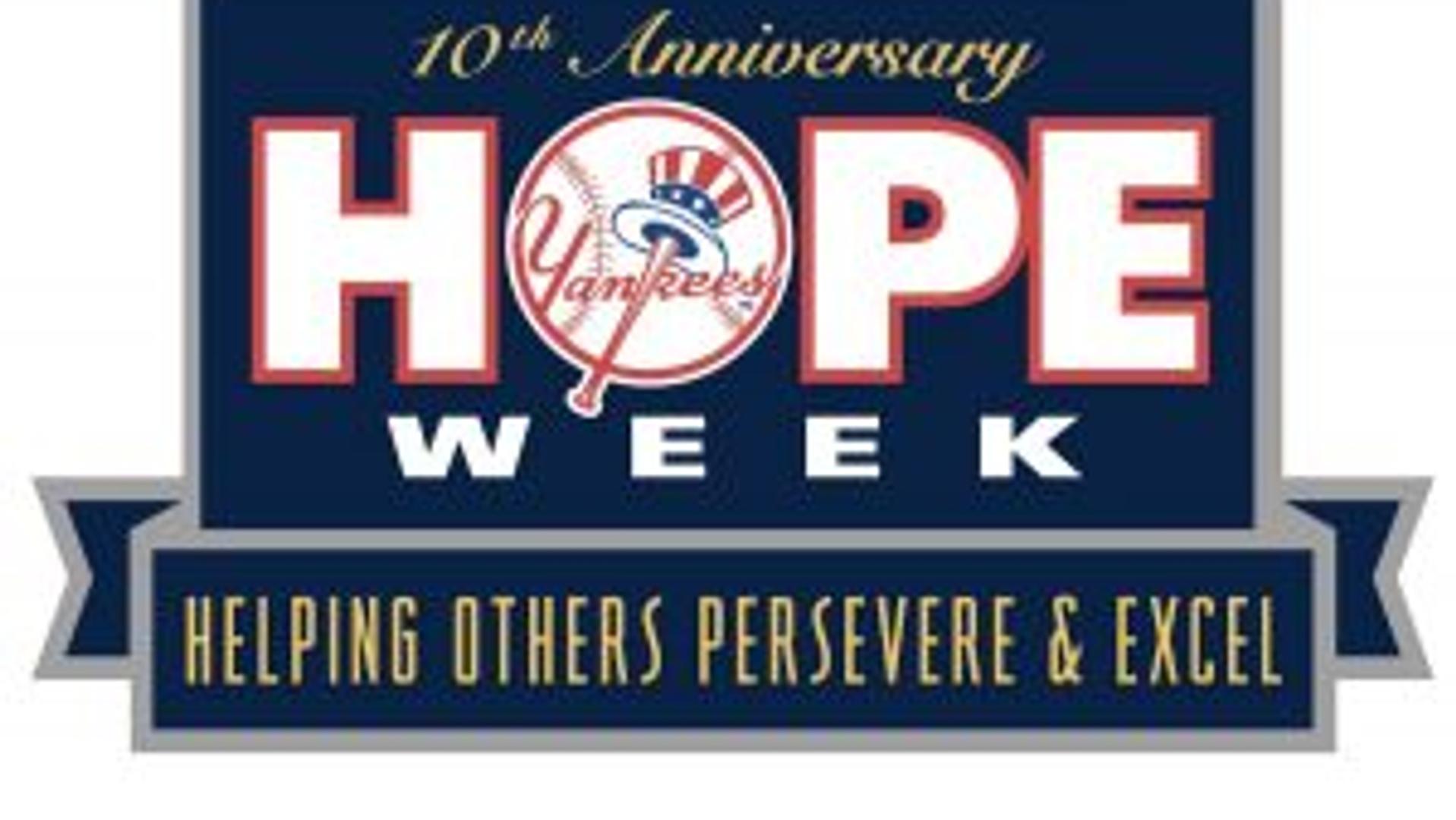Yankees to celebrate 10th anniversary of HOPE Week