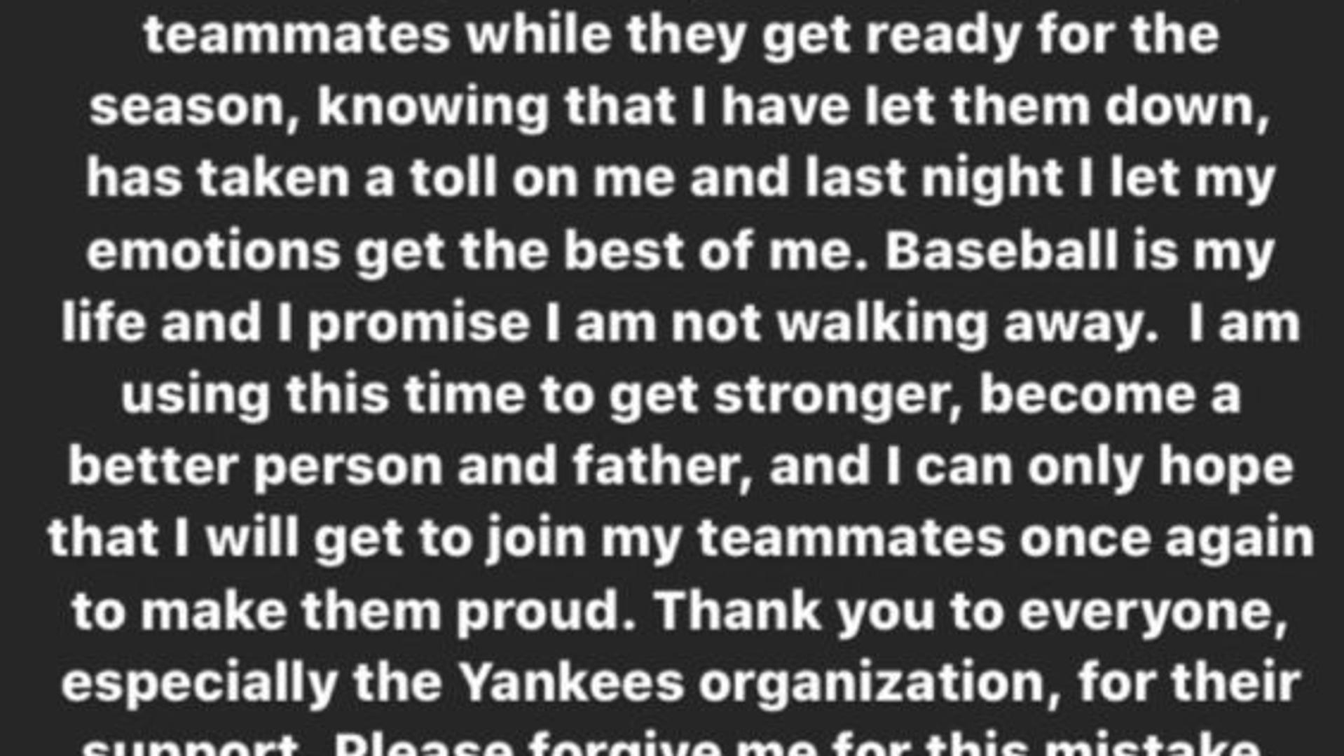 Domingo German backtracks on Friday night Instagram post