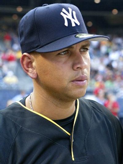 Alex Rodriguez in baseball uniform