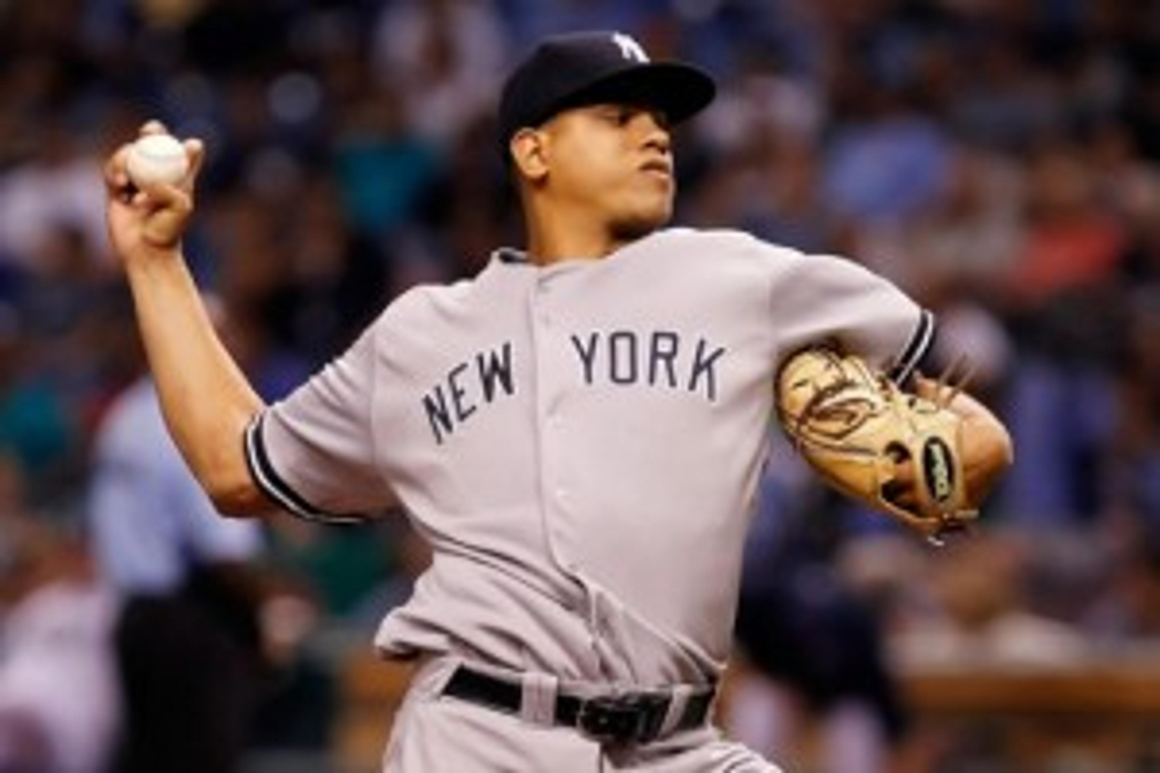 Less than a year ago, Dellin Betances was in the Major Leagues. Now, he's bombed out of the International League and has been demoted to Trenton.