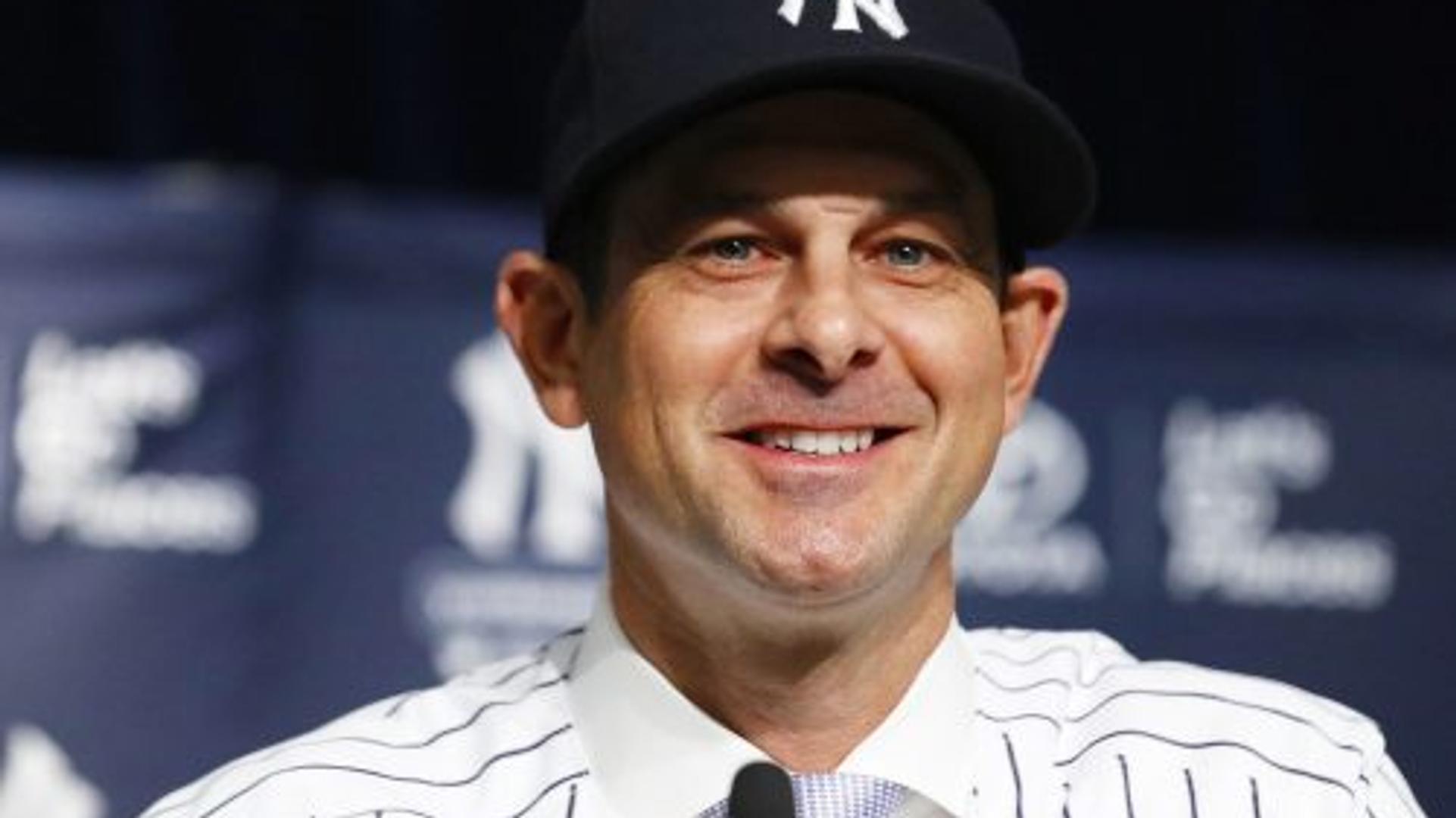 Yankees welcome Aaron Boone as 33rd manager in franchise history