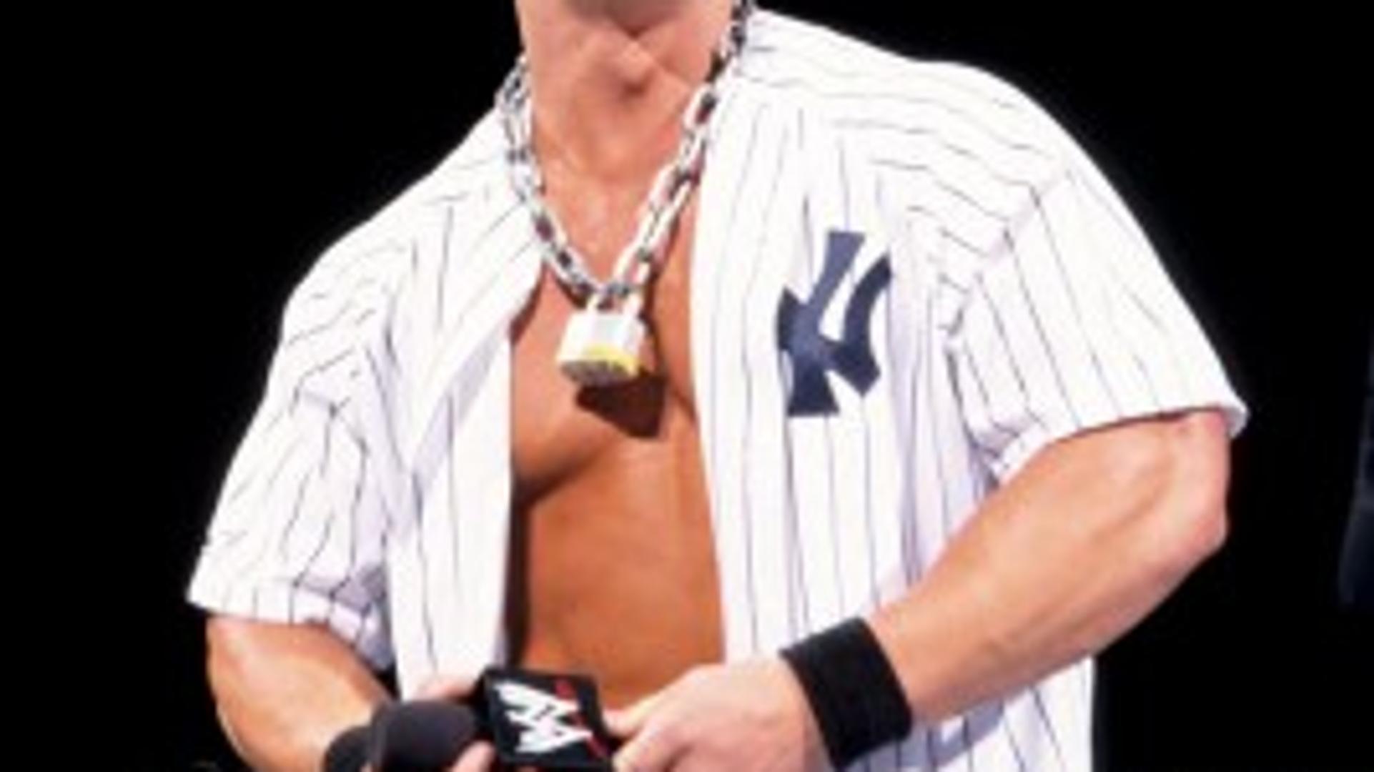 John Cena rocks a Yankees jersey on RAW