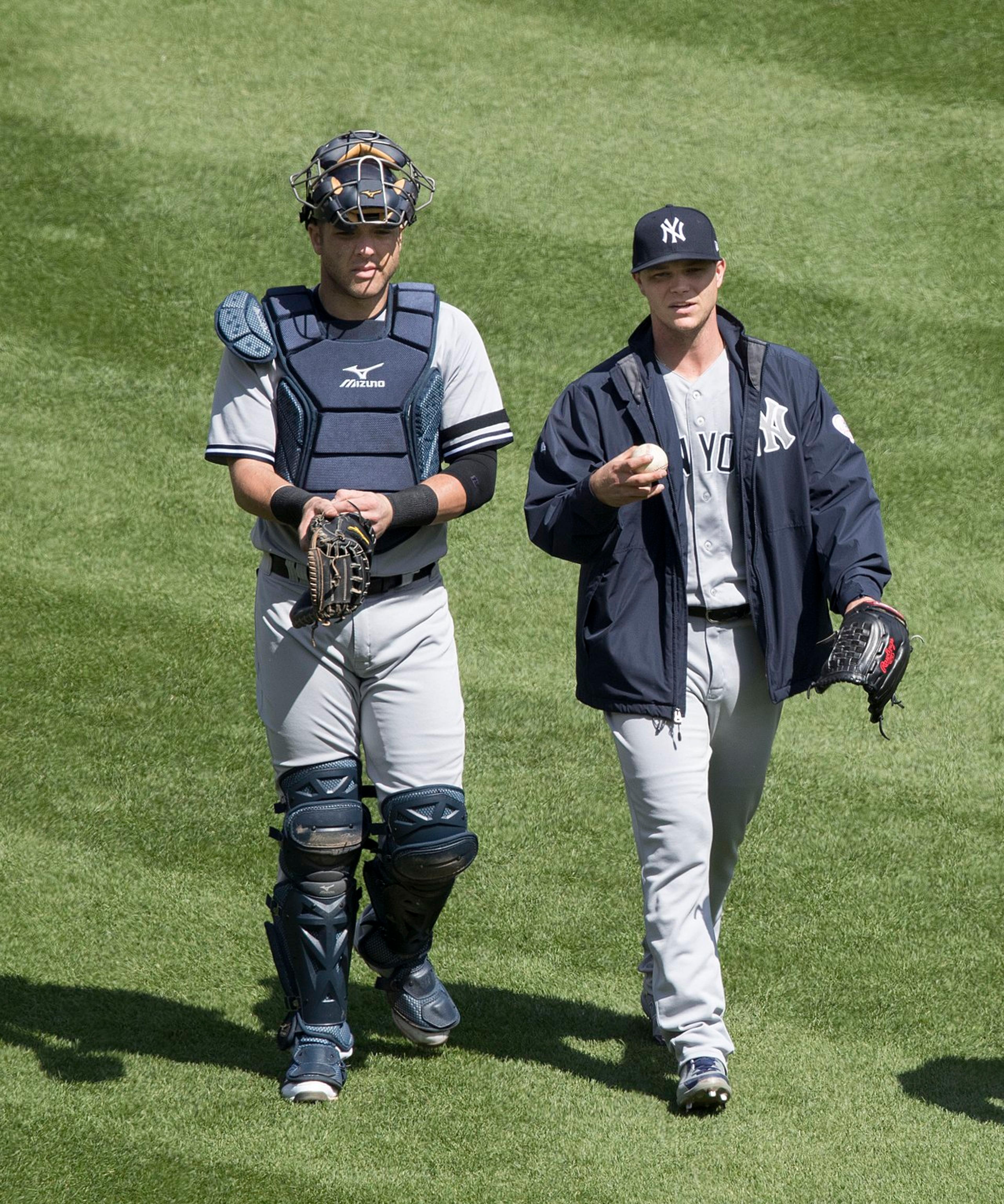 Yankees seeing progress from Gary Sanchez in rehab of right arm