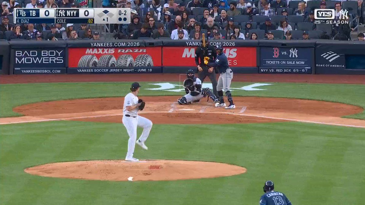 @MLB on X: Welcome back, Gerrit Cole 👏 He has his first strikeout of 2026!
