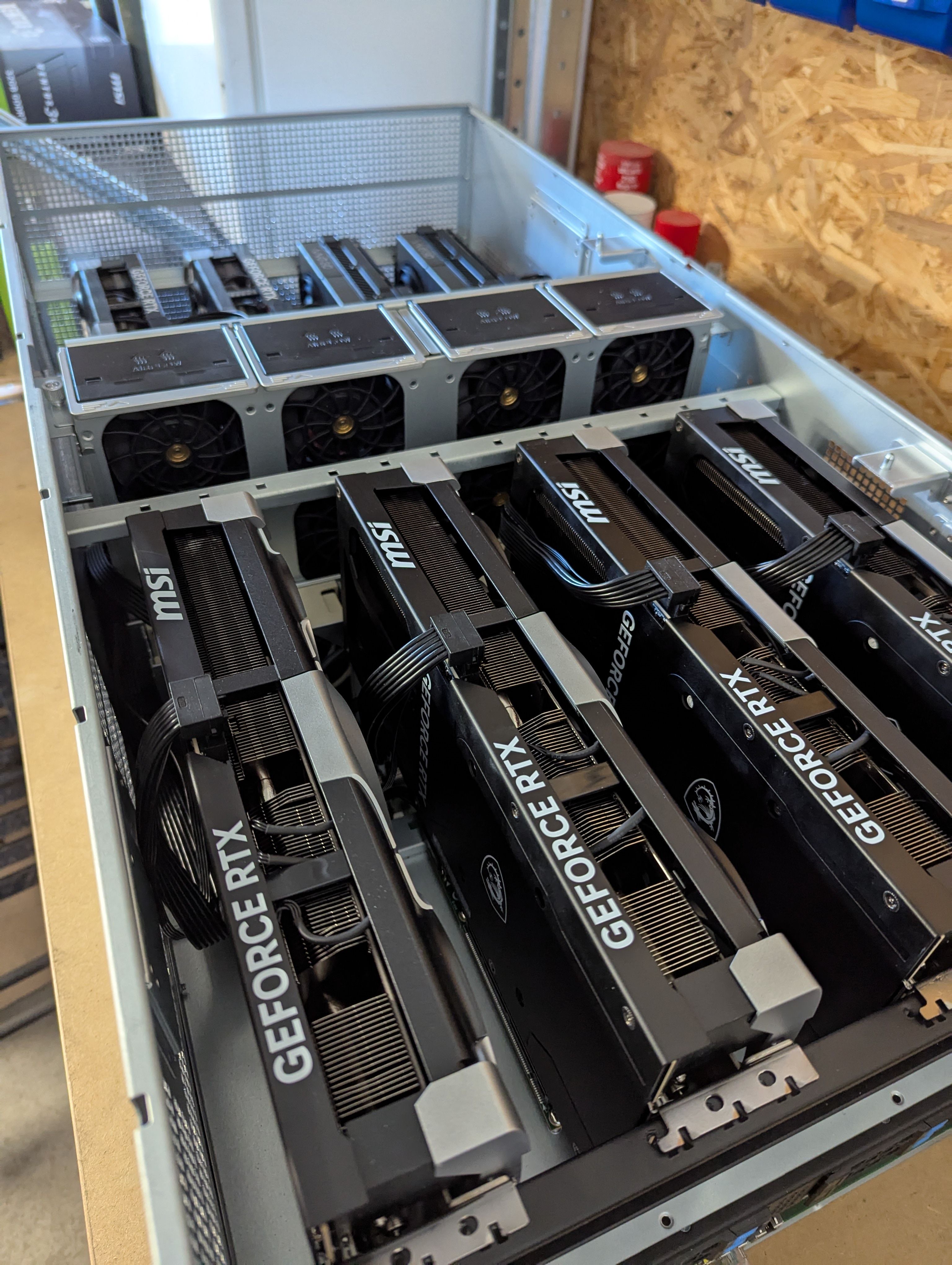 New 8x RTX 5090 Server Online | Ring Compute