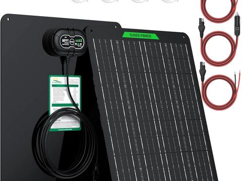 SUNER Power Waterproof 20W 12V Solar Battery Charger & Maintainer
