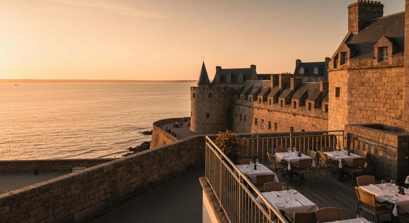 Restaurants à Saint-Malo avec vue sur mer : meilleures adresses (2026)