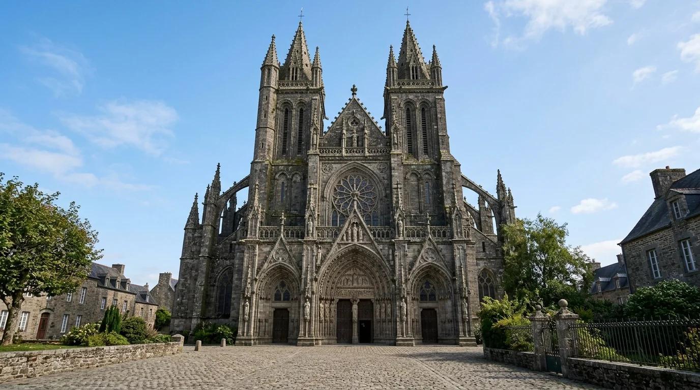 La cathédrale Saint-Samson de Dol-de-Bretagne, architecture gothique en granit
