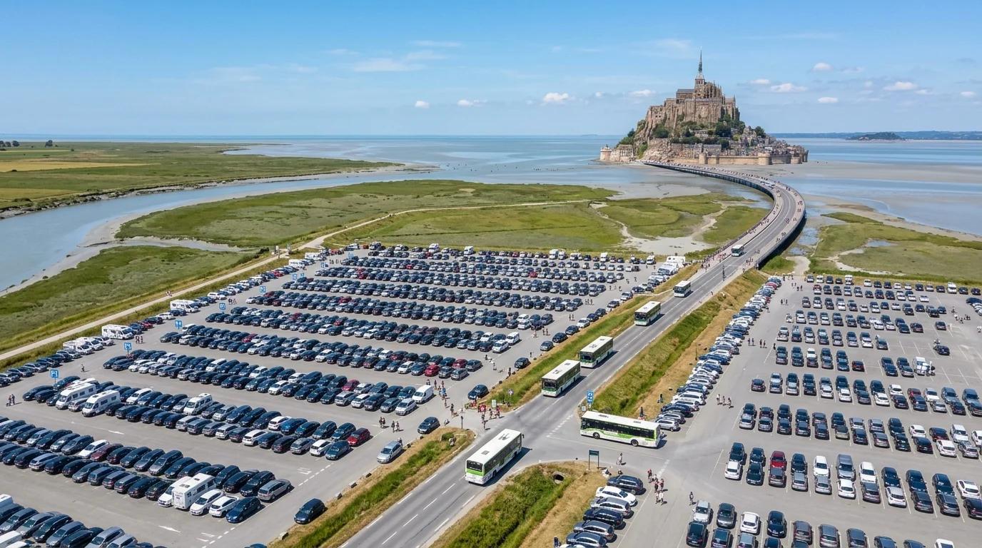 Comment aller au Mont-Saint-Michel : voiture, train, bus — toutes les options comparées