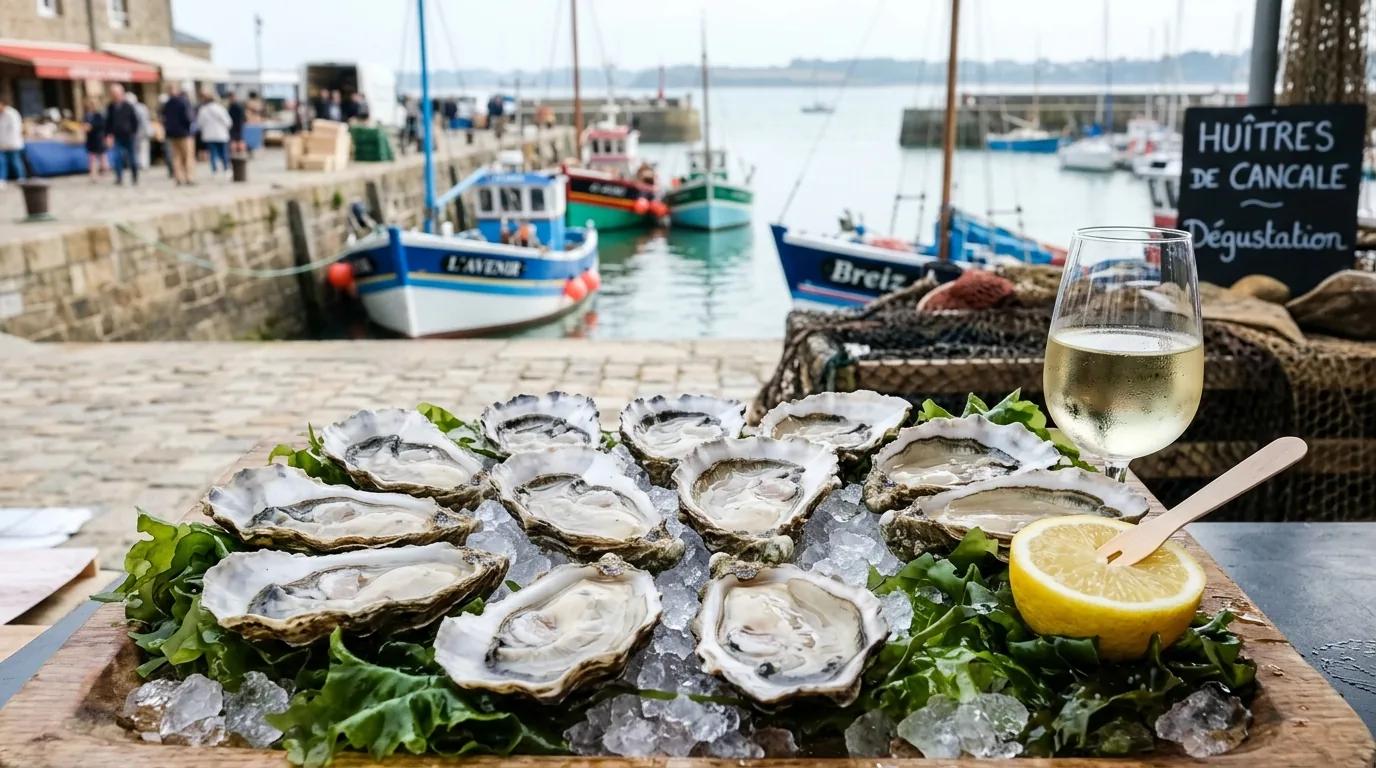 Où manger des huîtres à Cancale : les meilleurs endroits pour déguster les fameuses plates