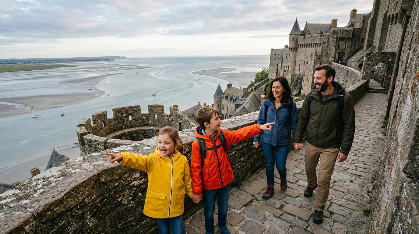 Mont-Saint-Michel avec des enfants : guide pratique pour une visite réussie en famille