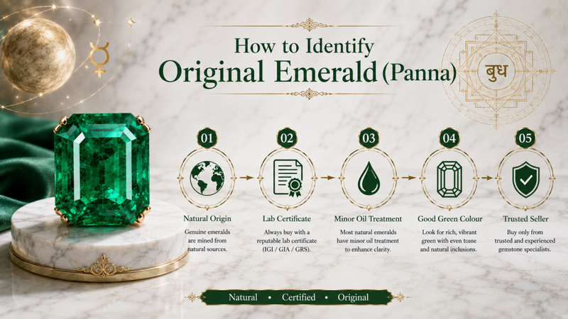 how to identify original emerald panna