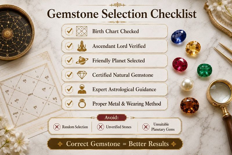 gemstone selection