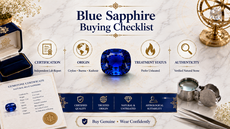blue sapphire buying checklist