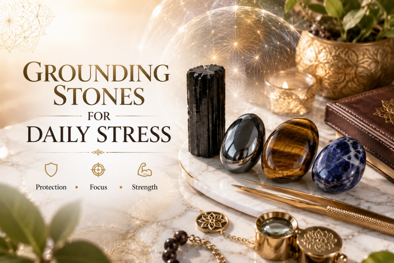 grounding stones for daily stress
