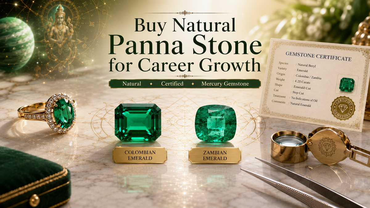 Buy Natural Panna Stone for Career Growth and What You Should Know First