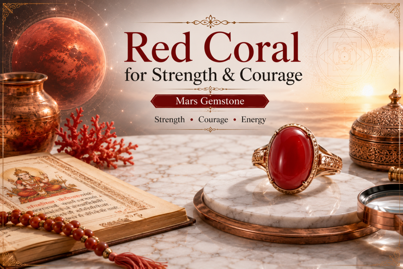 red coral for strength and courage