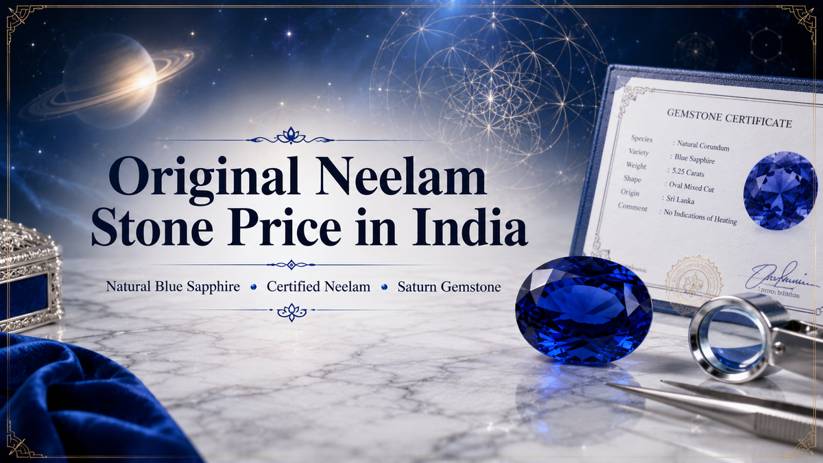 Original Neelam Stone Price in India and What Actually Determines It