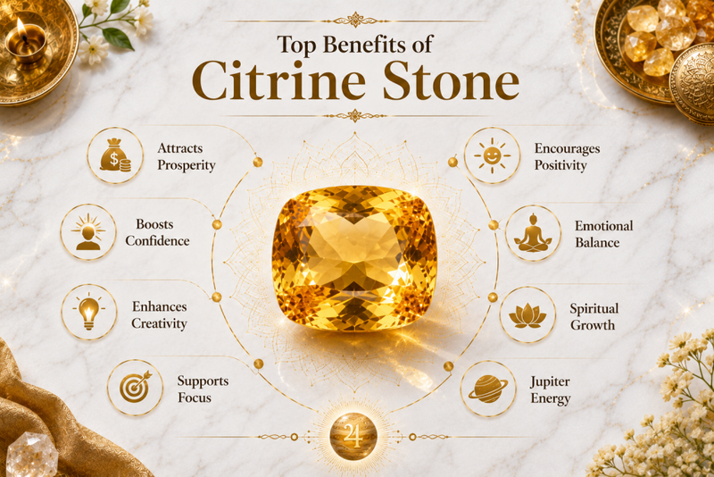 top benefits of Citrine stone
