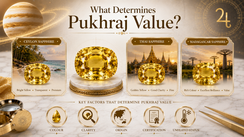 what determines pukhraj value