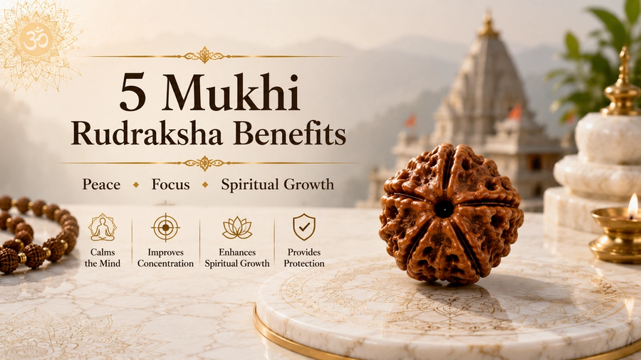 Five Mukhi Rudraksha Benefits Worth Knowing Before You Wear One