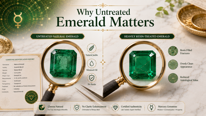 why untreated emerald matters
